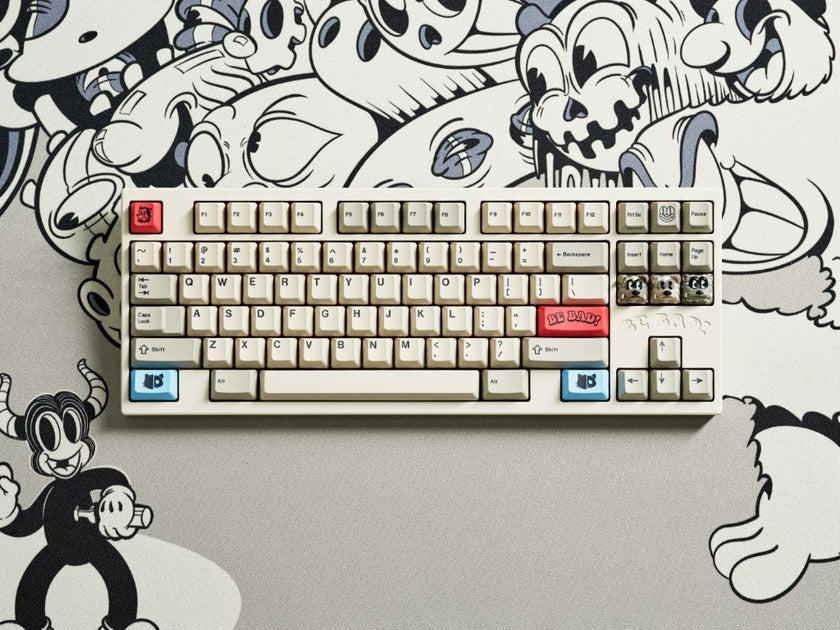 キーボード Artisan keycap Grimmy BaBaC Rubrehose Cherry Profile GMK CYL Rubrehose Keycaps PBT Dye Sublimation