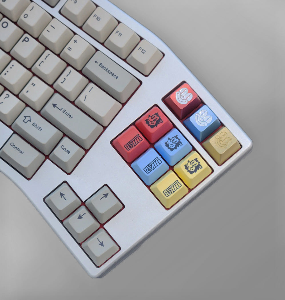 キーボード Artisan keycap Grimmy BaBaC Rubrehose gmk_cyl_rubrehose_rubrejane_be