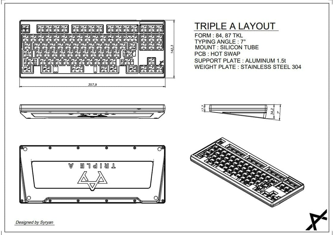 【カスタムキーボード】SR Industry Brick TKL Brick TKL Final Ver - YouTube
